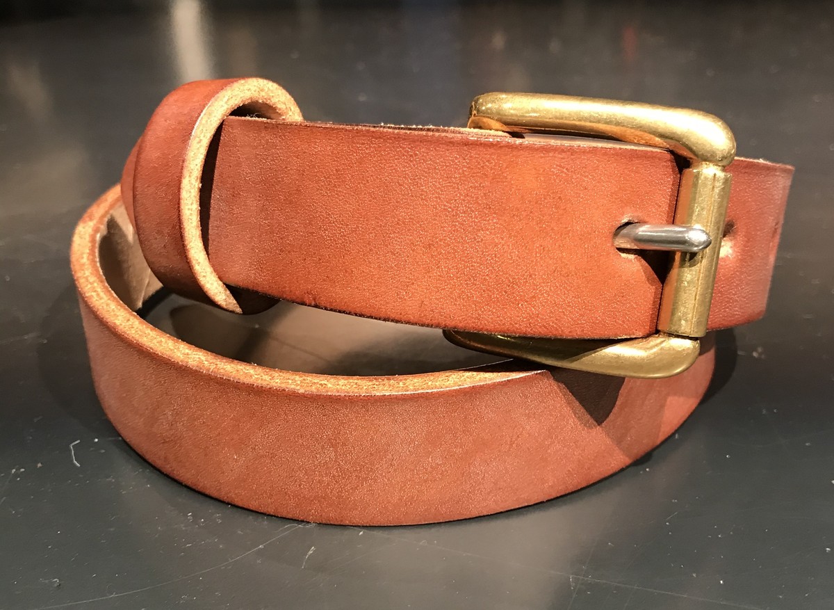 Charlie Borrow 5mm Oak Bark Full Grain Leather Arch Tokyo