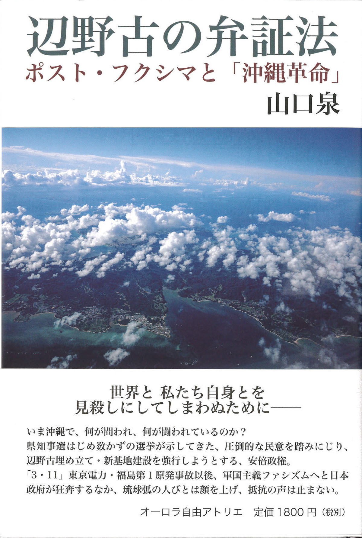 辺野古の弁証法 ポスト フクシマと 沖縄革命 山口泉 著 オーロラ自由アトリエ Aurorajiyu