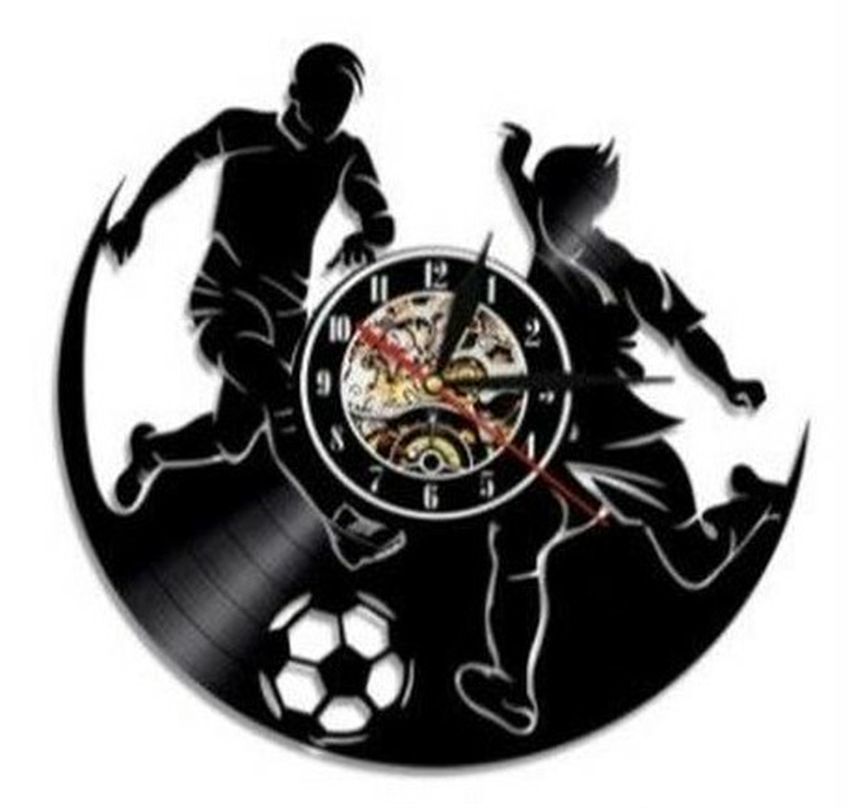 予約 海外輸入 サッカー クラブ チーム 掛け時計 壁アート ヴィンテージ 30cm レコード盤 人気 インテリア ６種類展開 ２ Kage026s Store