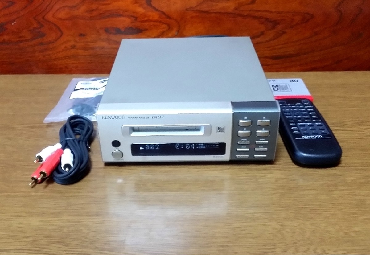 KENWOOD MINIDISC RECORDER DMSE7 リモコン付き・完動品 MTR PRO SHOP