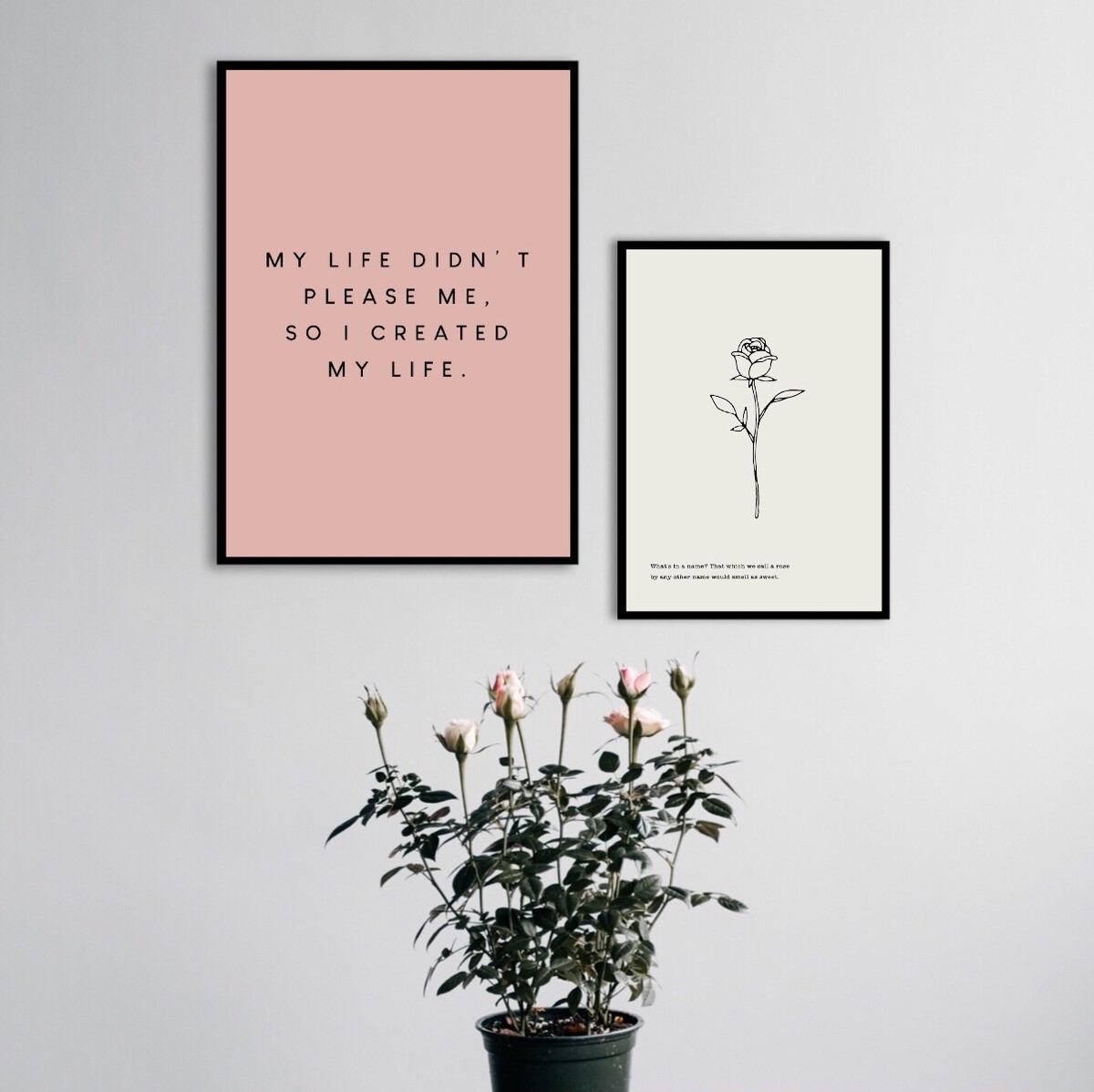 Created My Life T035 ポスター ポスター屋さんismirai Home 北欧ポスターとインテリア雑貨のお店