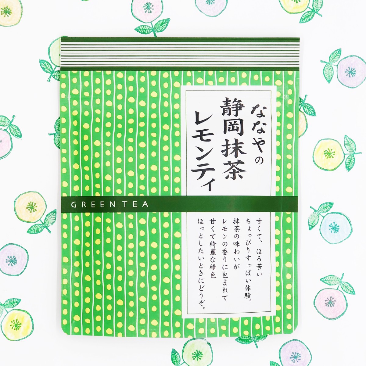 ななやの静岡抹茶レモンティ 80g 銘茶 長澤園 ショッピングサイトbase店