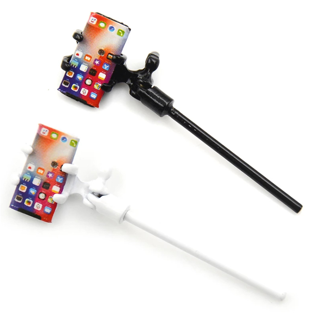 1台 2カラー 選択可能 自撮り棒 セルカ棒 スマホ スマートフォン ドール用 カスタム アイテム ドールハウス Keep You