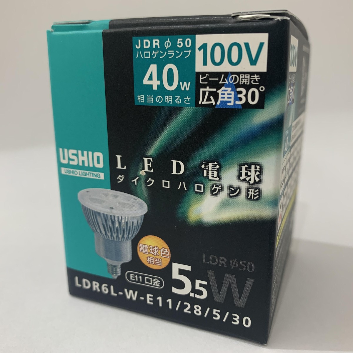 どこよりも最安値 Ushio Ldr6l W E11 28 5 30 Led電球 ダイクロハロゲン形 広角 タカミエンジ 省エネサポートセンター