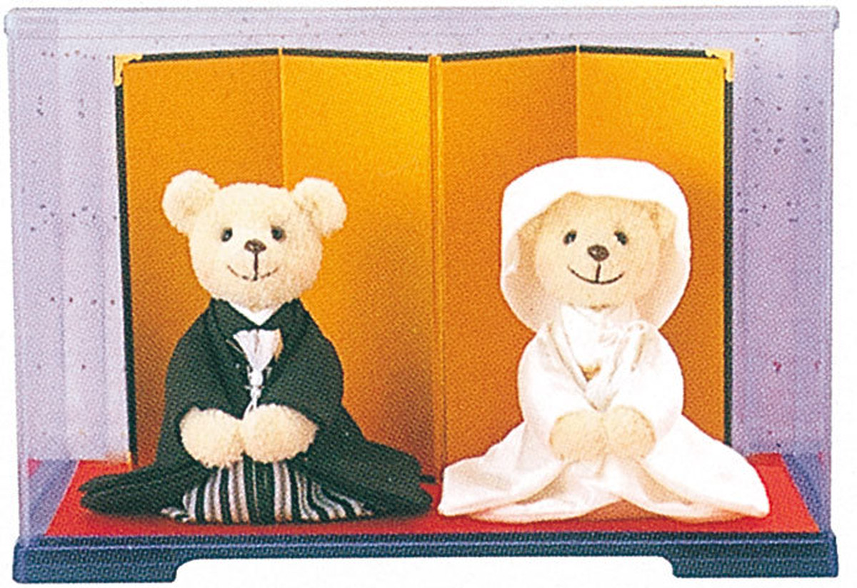 プラスチックケース Pc9 横40cm奥行21cm高さ27cm 和装のウェルカムドール飾り用 和風の置物用 お人形の保管用 幸せデリバリー リングピローなどの結婚式アイテム 手芸用品の通販