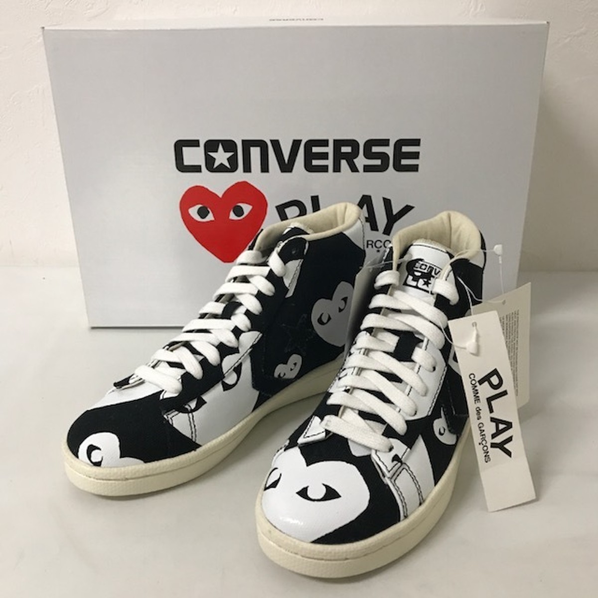 正規販売代理店 Play Comme Des Garcons Converse ハイカットスニーカー 全国宅配無料 Upik Ac Ug