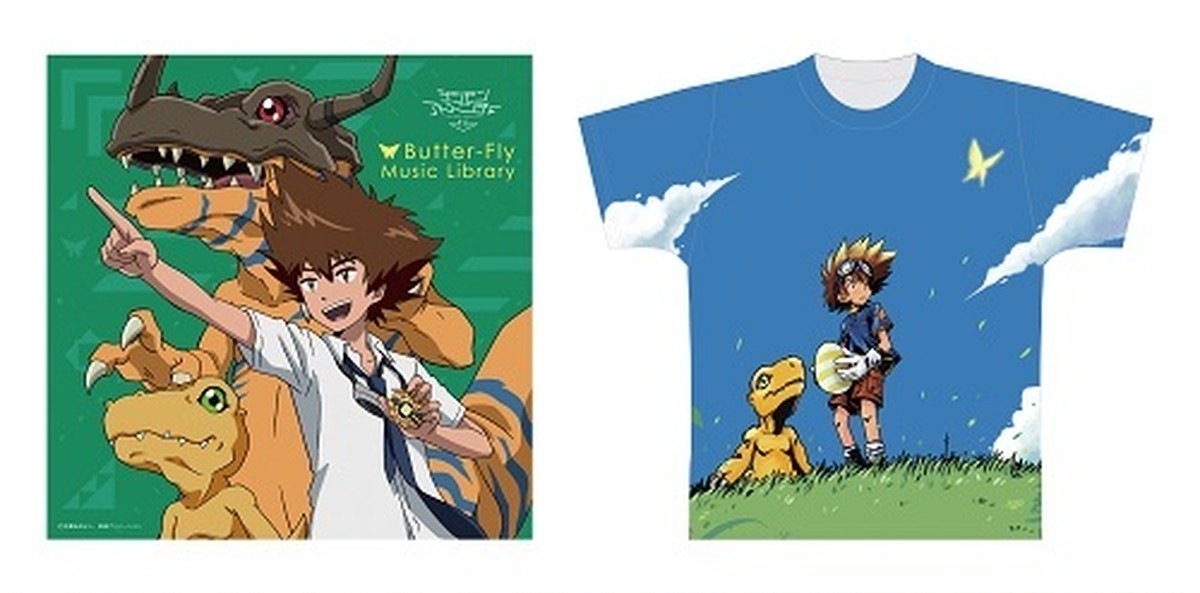 Butter Fly Music Library 渡辺けんじ氏描きおろしkoji Wada Digimon Memorial Best Sketch1 柄 Cd フルグラフィックtシャツ付 Feel Mee Market