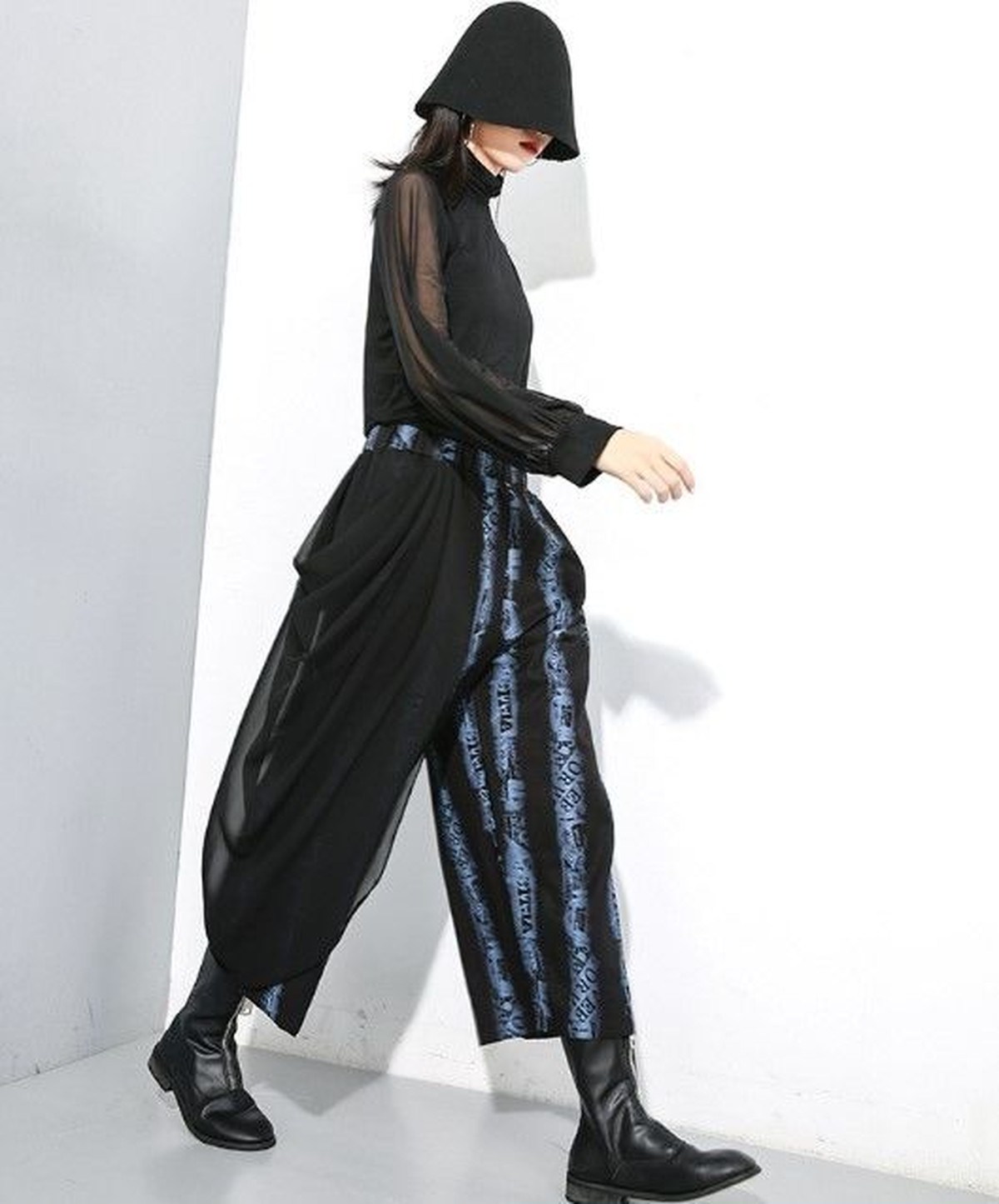 超目玉 期間限定 モード系 パッチワーク 切りっぱなしデザイン スカート 黄色 灰 膝下丈 短納期対応 Conetica Com Mx