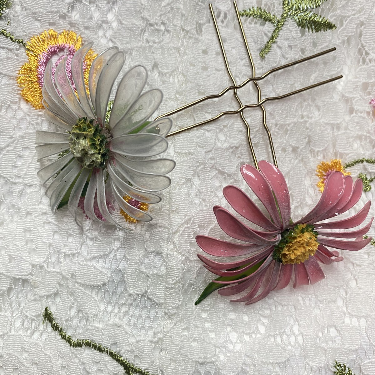 マーガレット ヘアアクセサリー 鱗組 Urocogumi