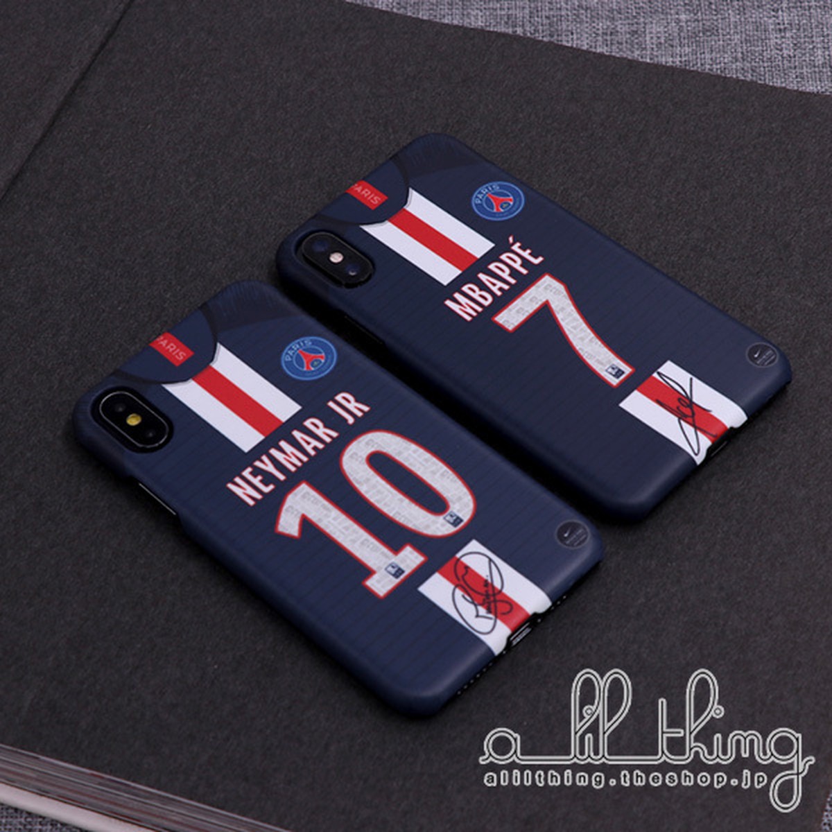 Ligue1 パリサンジェルマン 19 シーズン ホームユニフォーム ネイマール キリアンムバッペ サイン入り Iphonex Iphone8 ケース Alilthing