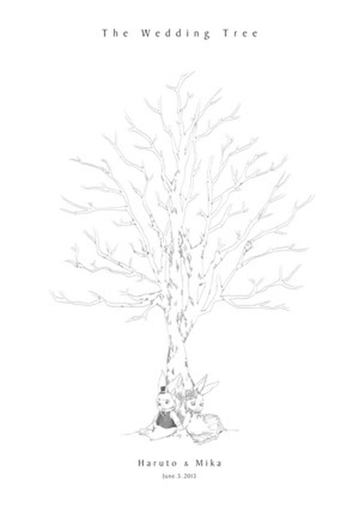 ウェディングツリー デザイナーコラボ1 うさぎ Weddingtreeshop Bonmariage