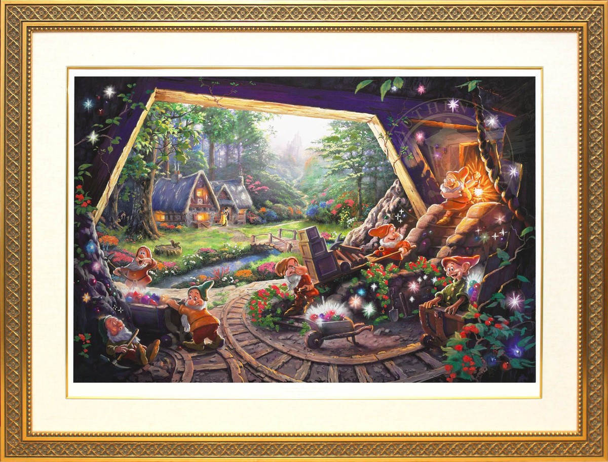 人気ショップ アートワーク 飾り 絵 インテリア アート 絵画 キャンバス プリンセス 7人の小人たち 白雪姫 Us公式商品 Disney ディズニー 取寄せ 並行輸入品 ギ プレゼント ストア グッズ Franco Jared By Canvas On Gicl E Snow To Home Dwarfs Seven The