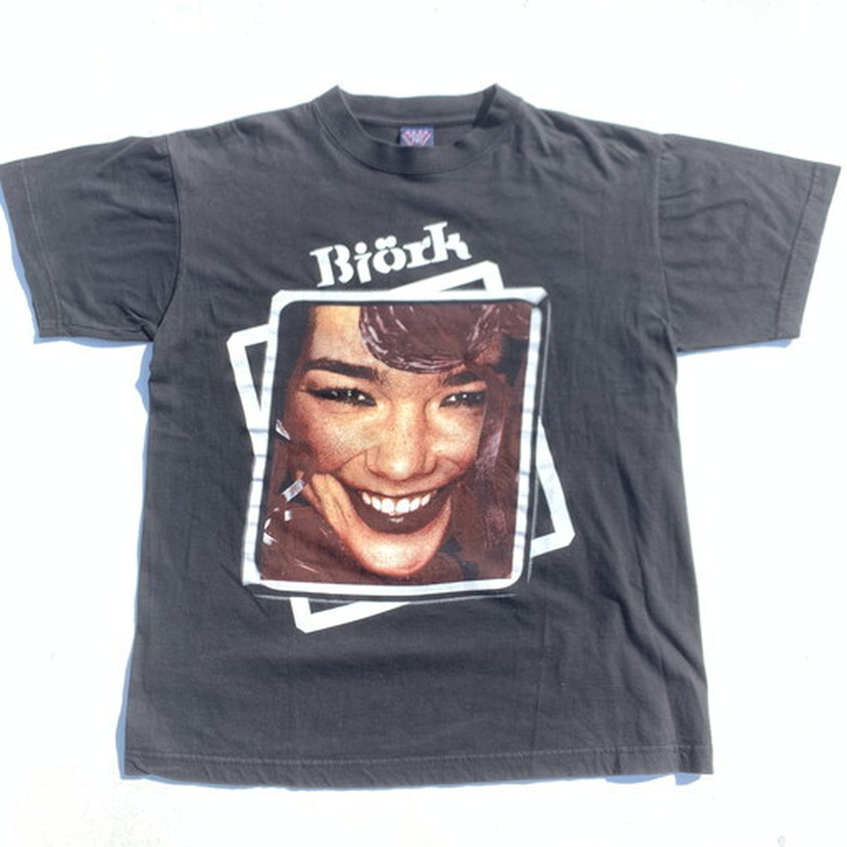 00's Bjork ビョーク 2003 WORLD TOUR Tシャツ 非公式 ブート パキ綿 ブラック 会場外販売 Mサイズ バンT 美品