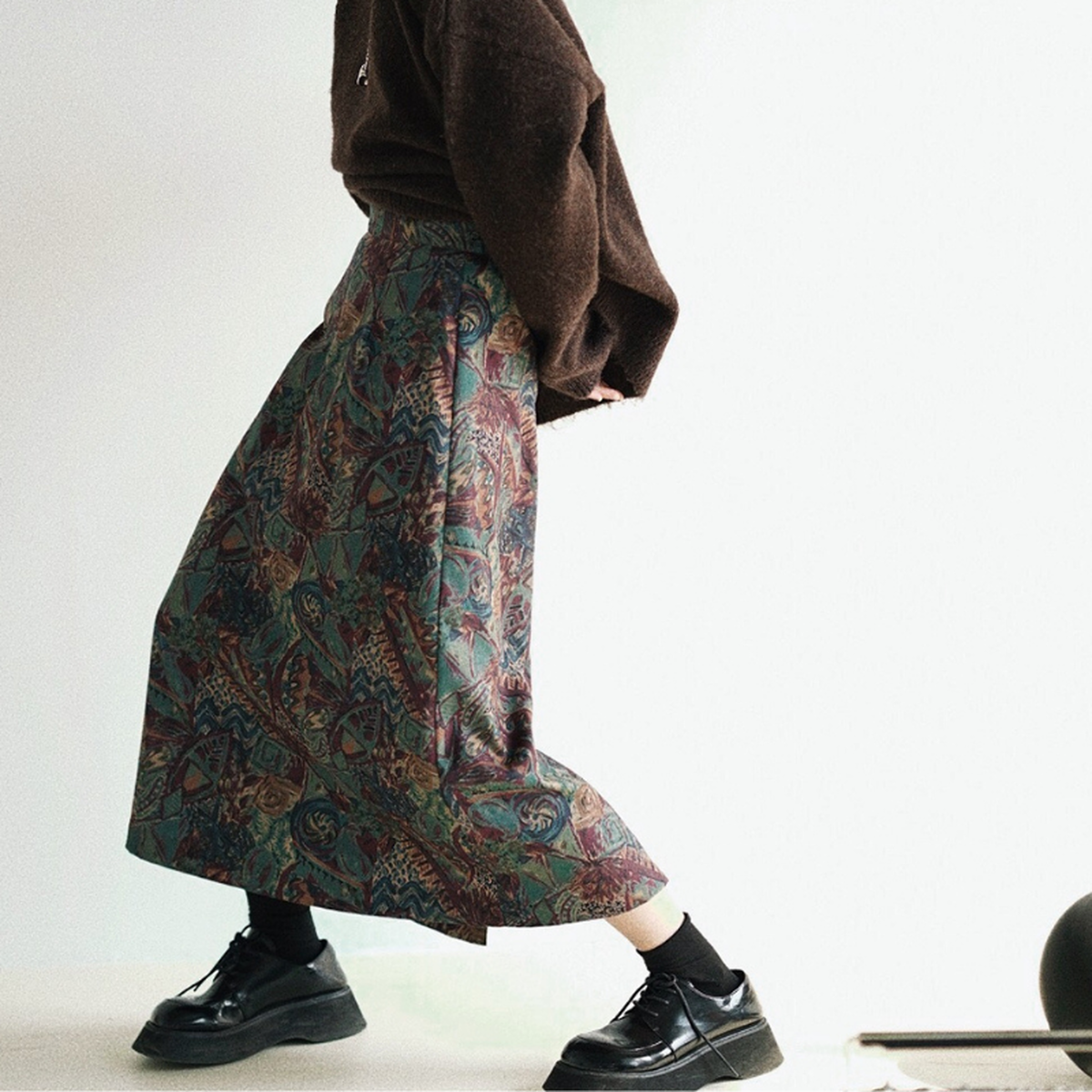 再販 Aラインレトロスカート R429 Riric 一癖可愛く レディースファッションセレクトショップ