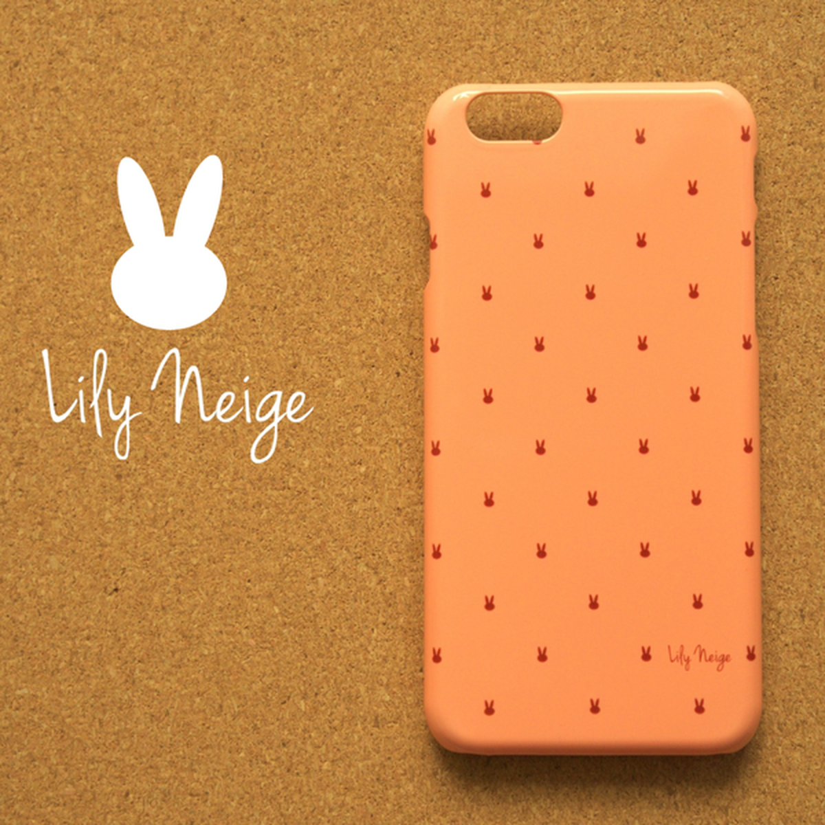 スマホケース うさぎ ドット スマホケース ウサギ リリーネージュ Lilyneige うさぎのスマホケース