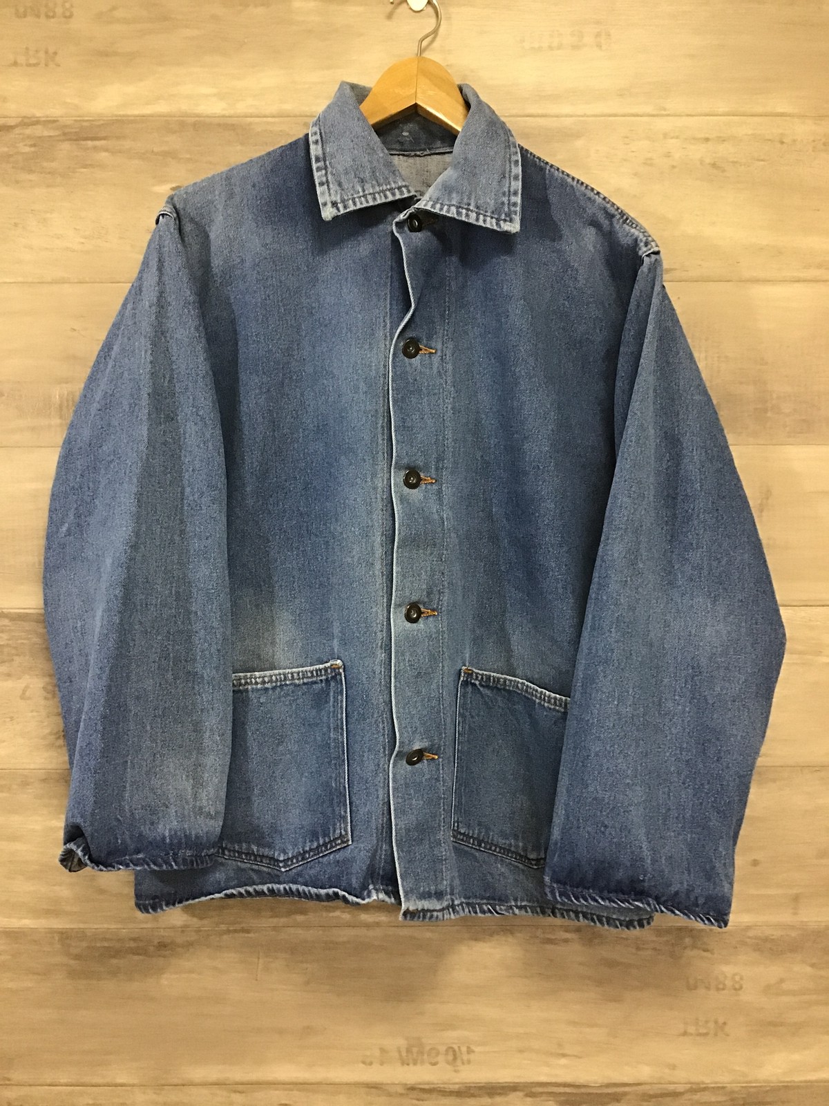 B1946 Large 80年代 アメリカの囚人服 カバーオール Zalkin Inc Legal Right