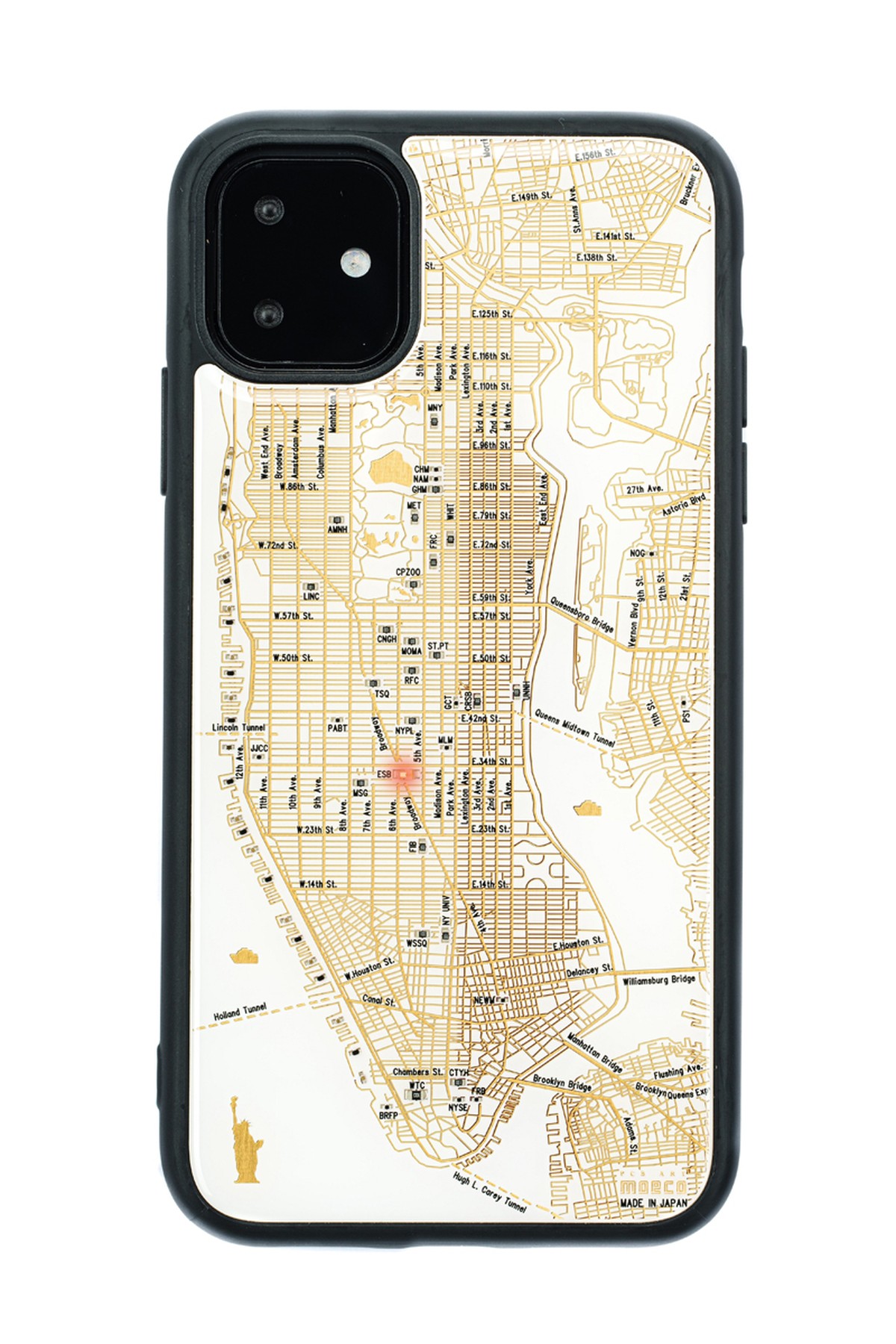 Flash ｎｙ回路地図 Iphone 11 ケース 白 東京回路線図a5クリアファイルをプレゼント Pcb Art Moeco