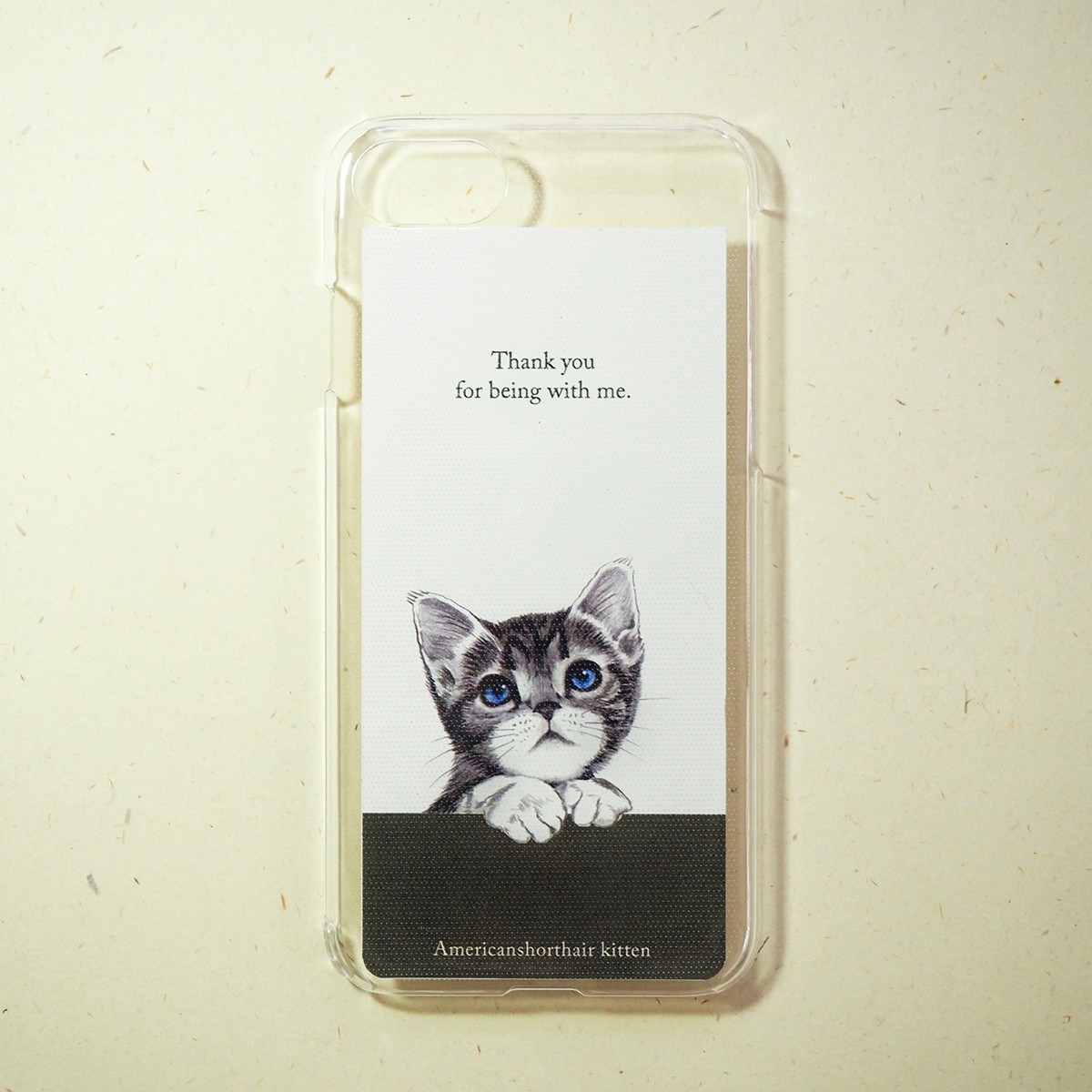 猫 Iphone ケース アメリカンショートヘア イラストa 猫汕雑貨店