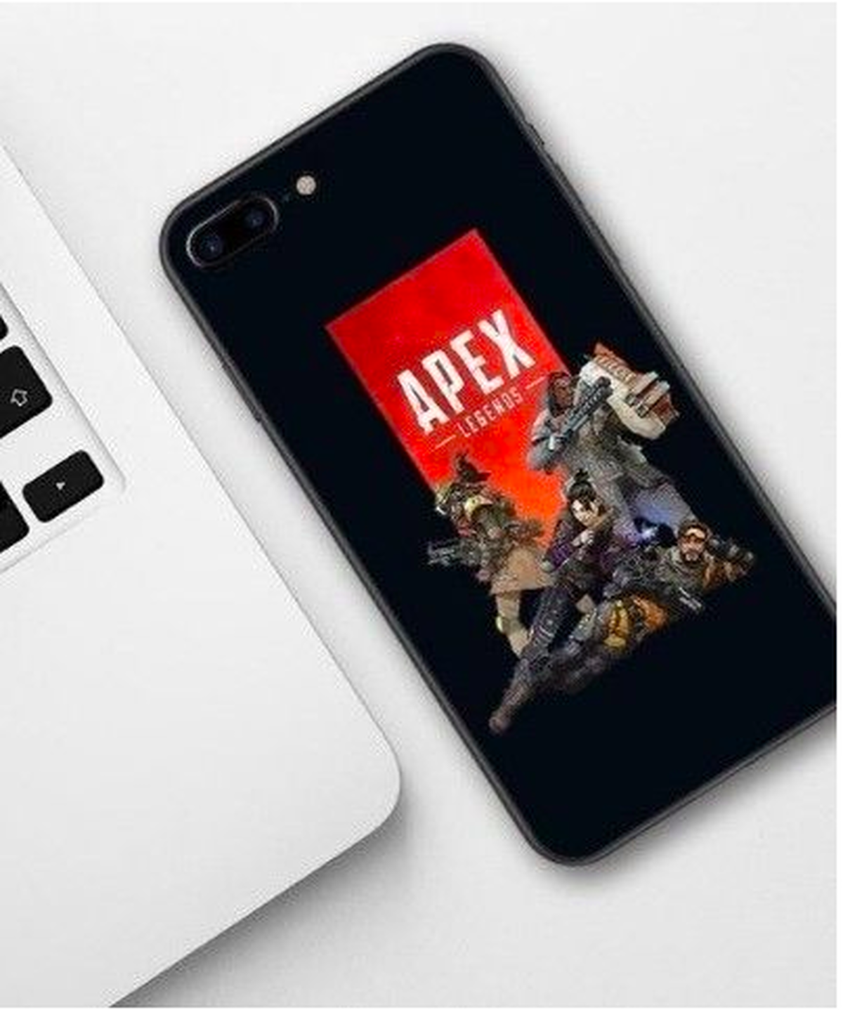 Apex Legends ロゴ キャラクターデザイン ブラックベース シリコン Tpu Iphoneケース 多機種対応 Game Goods Style