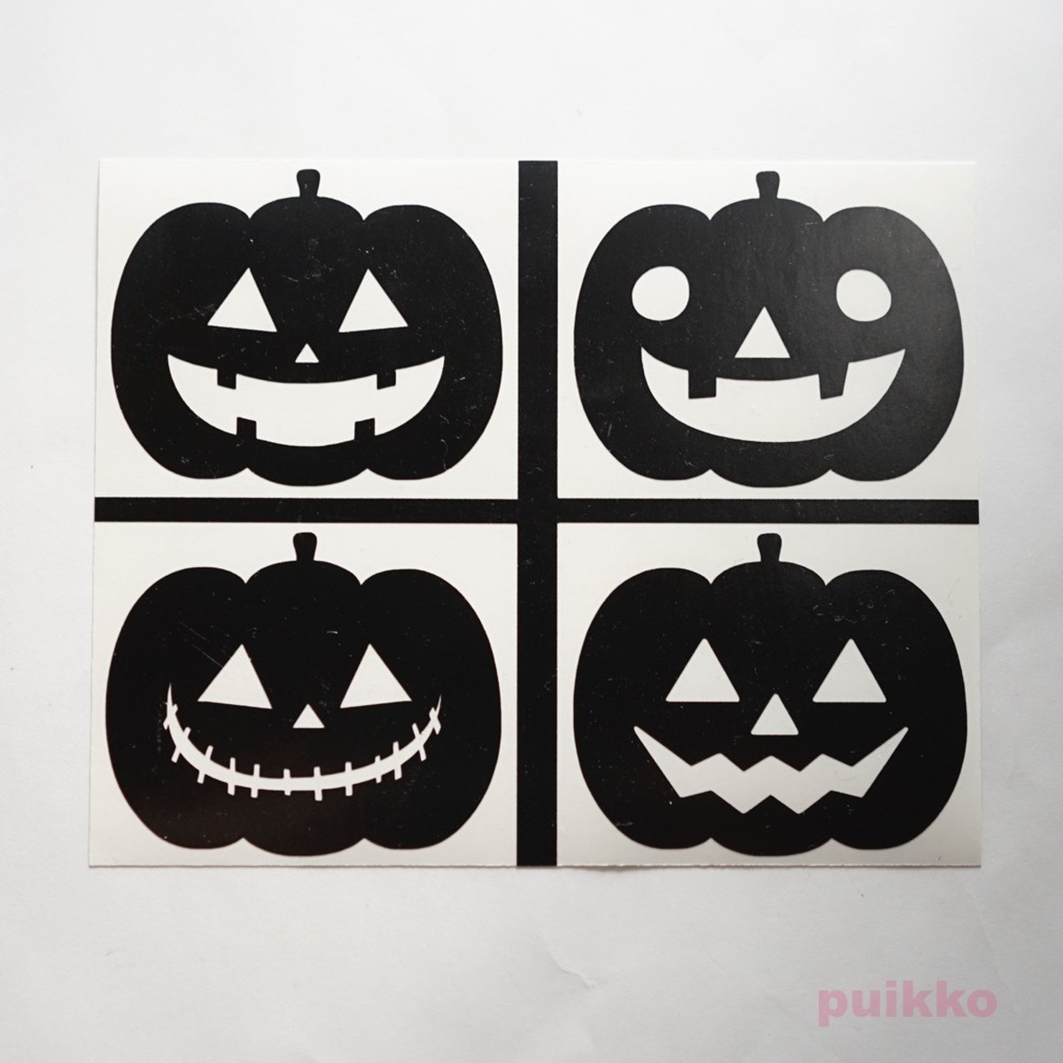 ハロウィン カボチャ2 ステッカー Puikko