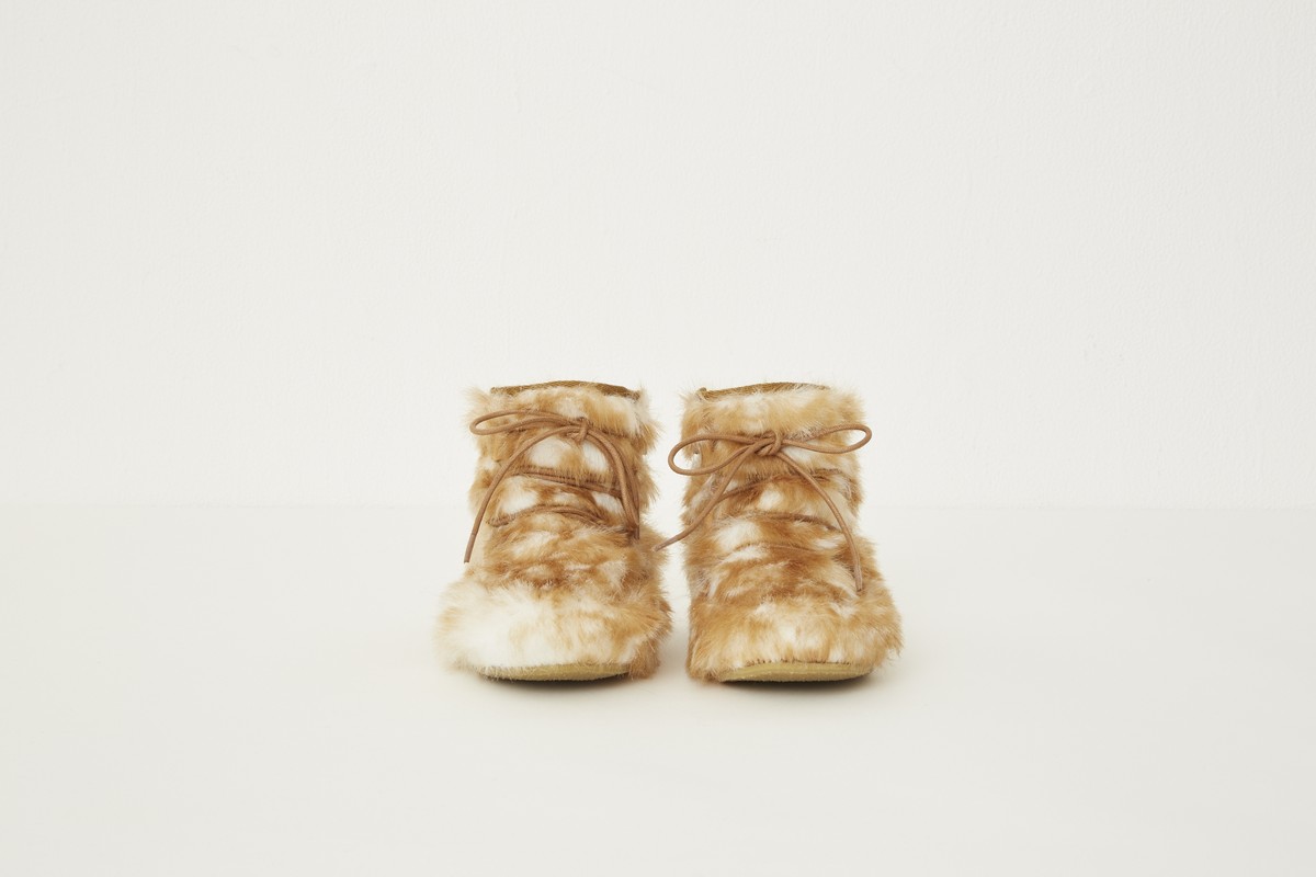 【21AW】eLfinFolk(エルフィンフォルク)Fur boots by chamny（18cm/19cm) ブーツ シューズ ファー