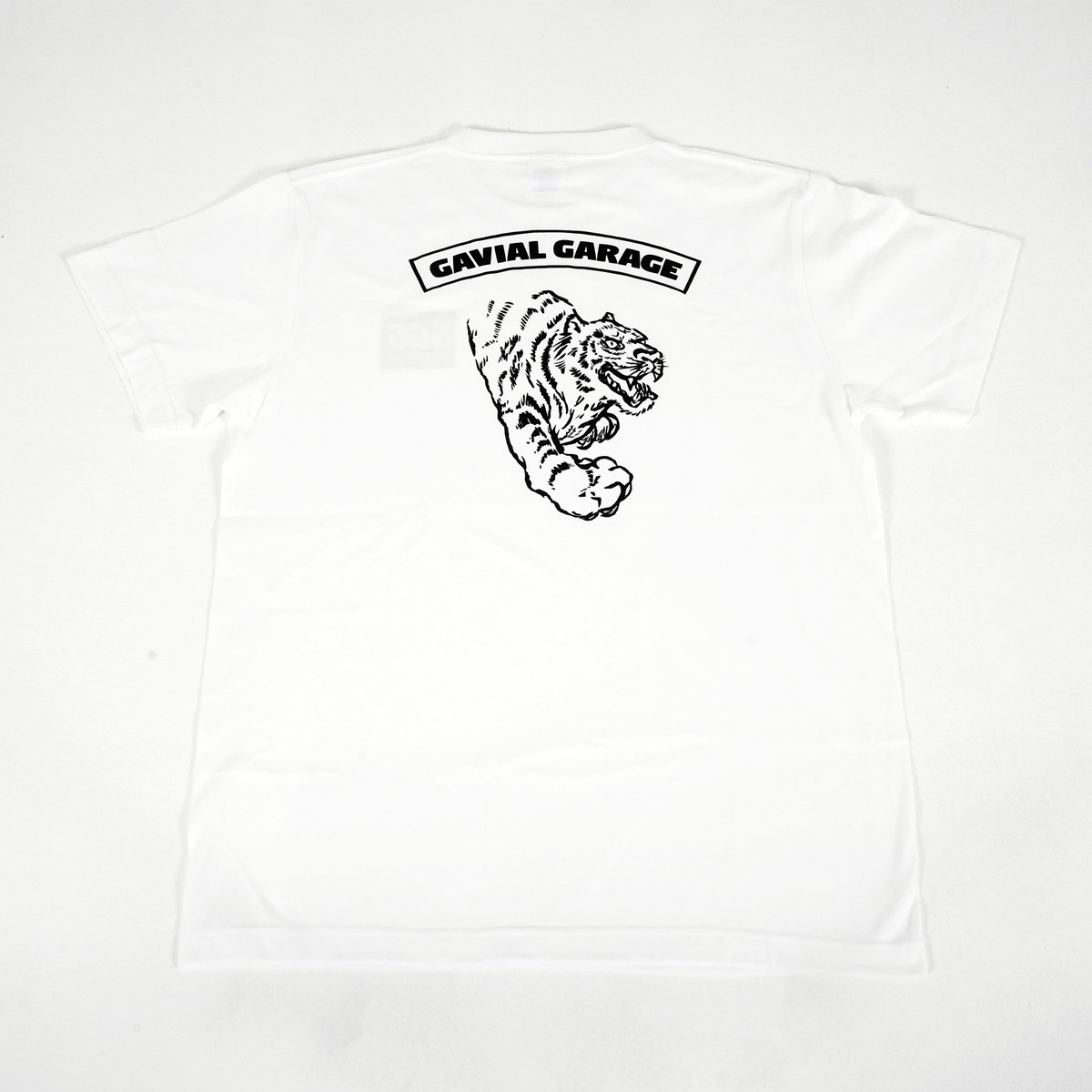 Garage Tiger Tee White Gavial Cross Road Blues