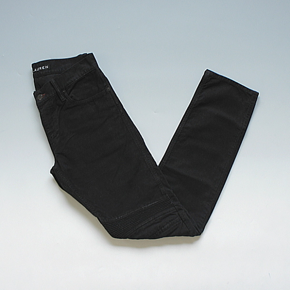 Ralph Lauren Black Label Moleskine Moto Pant ラルフローレン ブラックレーベル モールスキン バイカーパンツ ブラック Clomani