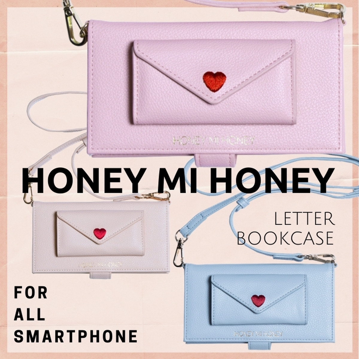 全機種対応 Honey Mi Honey ハニーミーハニー マルチサイズ対応 スマホケース Iphoneケース 手帳ケース レターブック Oneword Iphoneケース スマホケース専門店