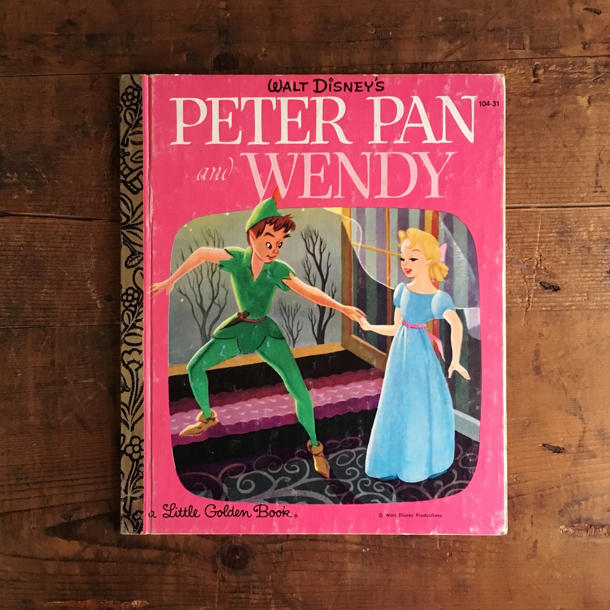 ヴィンテージ 洋書 絵本 Peter Pan And Wendy ピーターパン ディズニー 英語 E Vintage ヴィンテージ 洋書 雑貨のお店