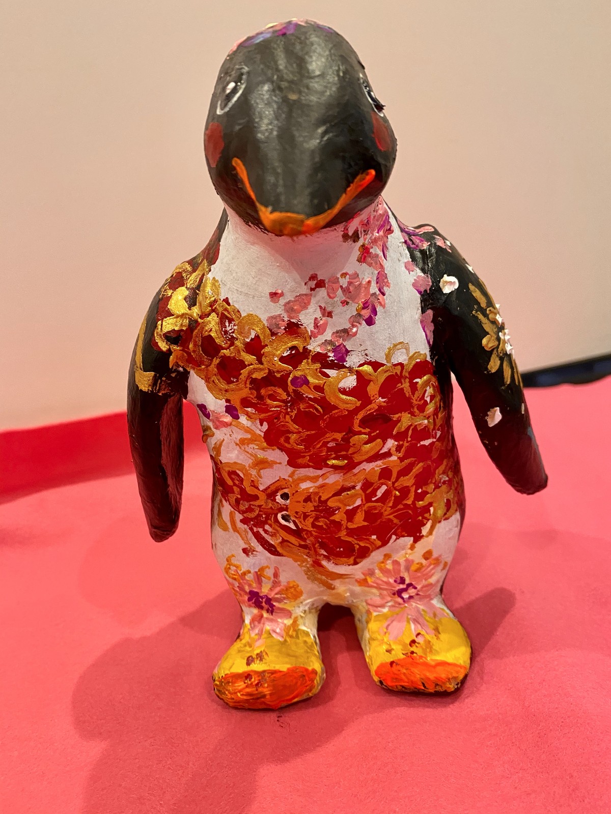 龍さん背負ったペンタくん Mari Nishimura Art