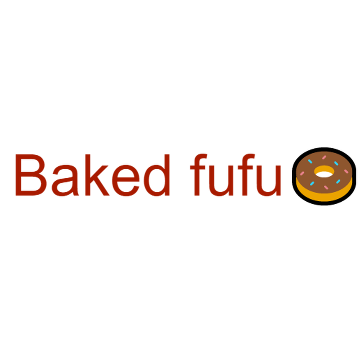 Baked Fufu