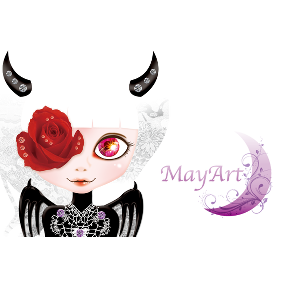 デコ オリジナルイラスト 雑貨 アクセサリー ハンドメイド Mayart メイアート