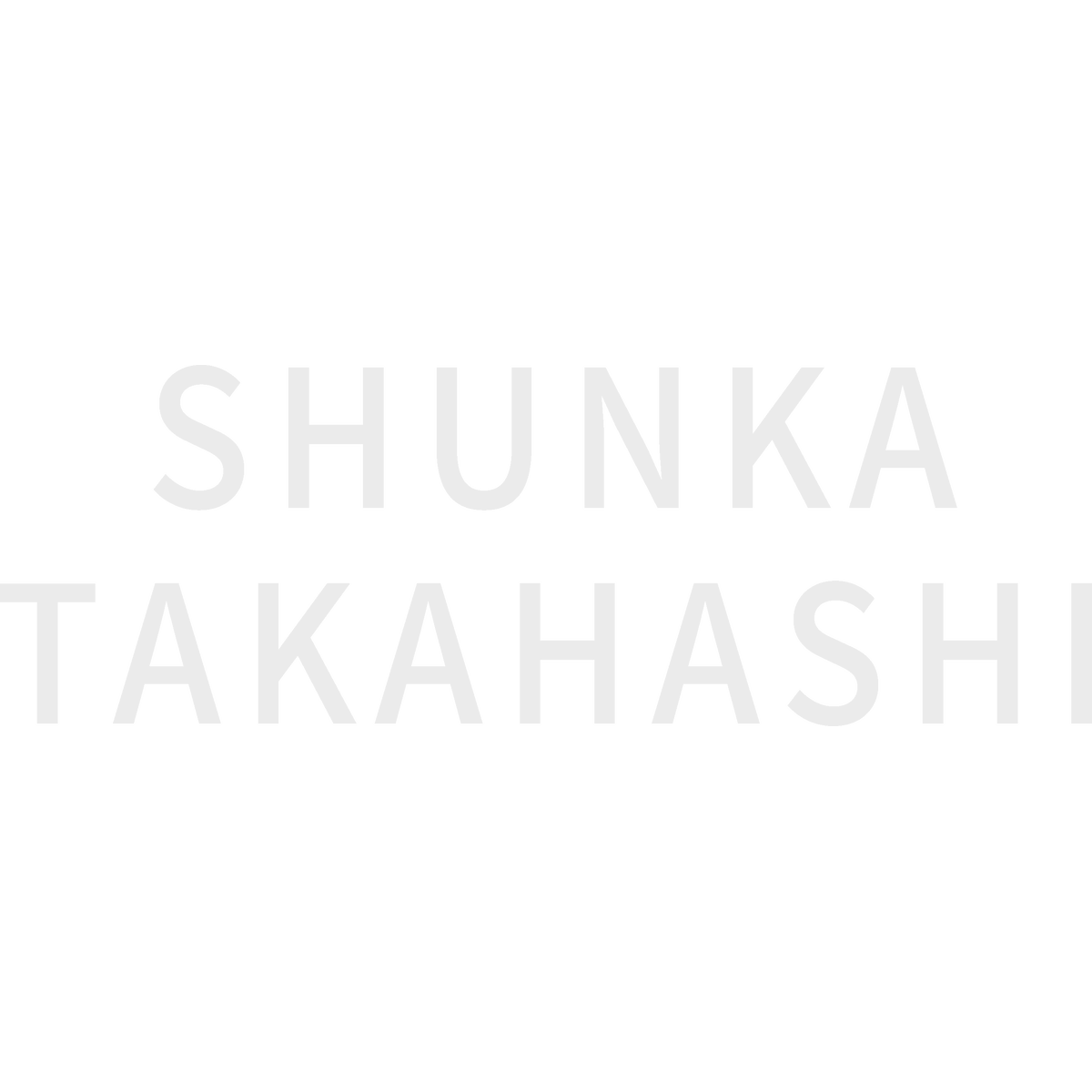 Shunka Takahashi Shunka Takahashi