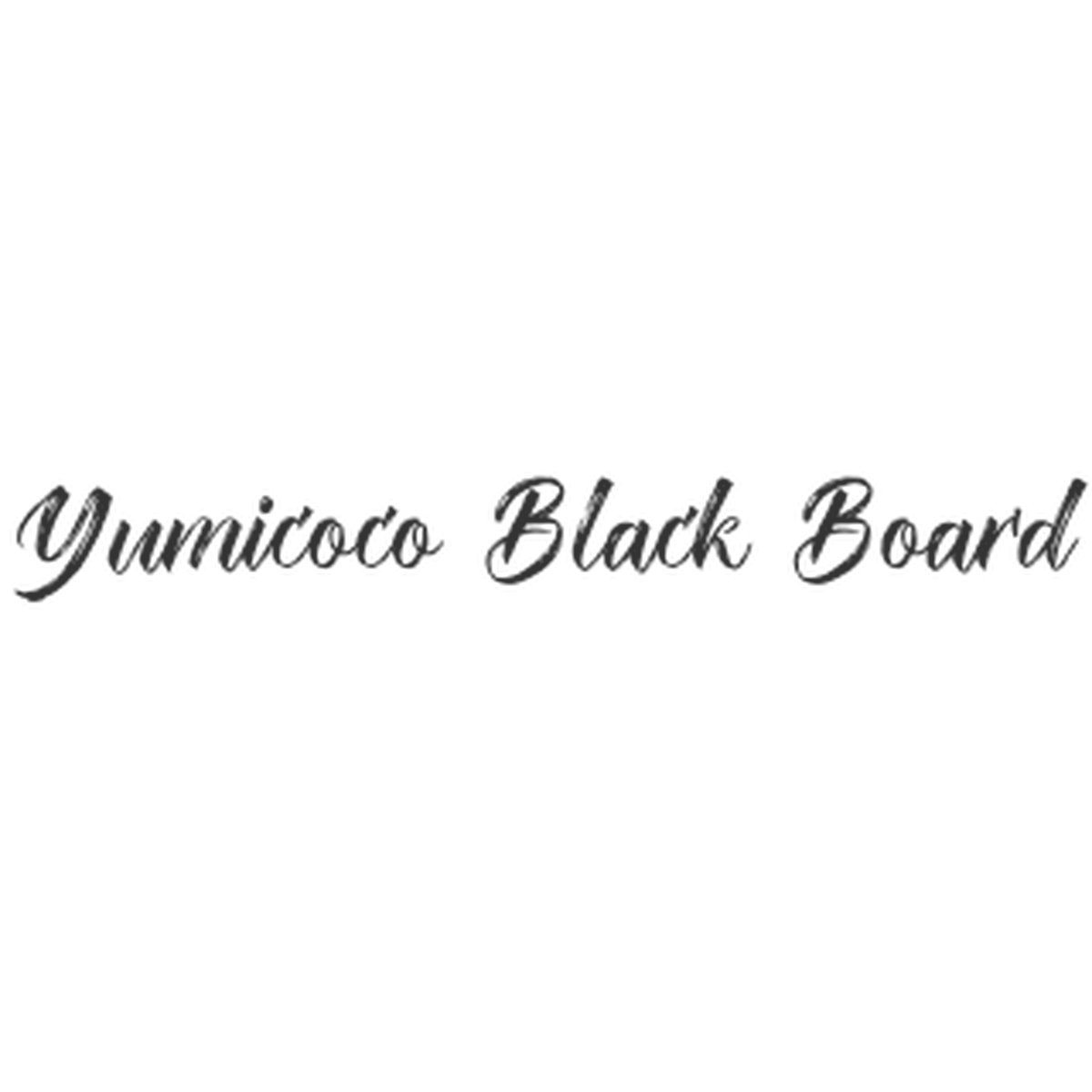 Yumicoco Black Board