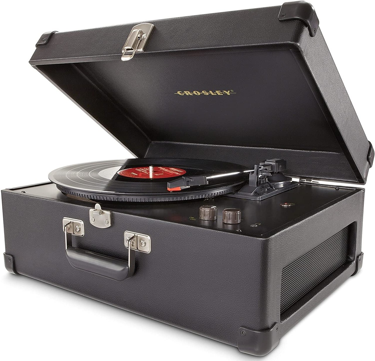 Crosley Keepsake トランク型USBレコードプレイヤー(Black)