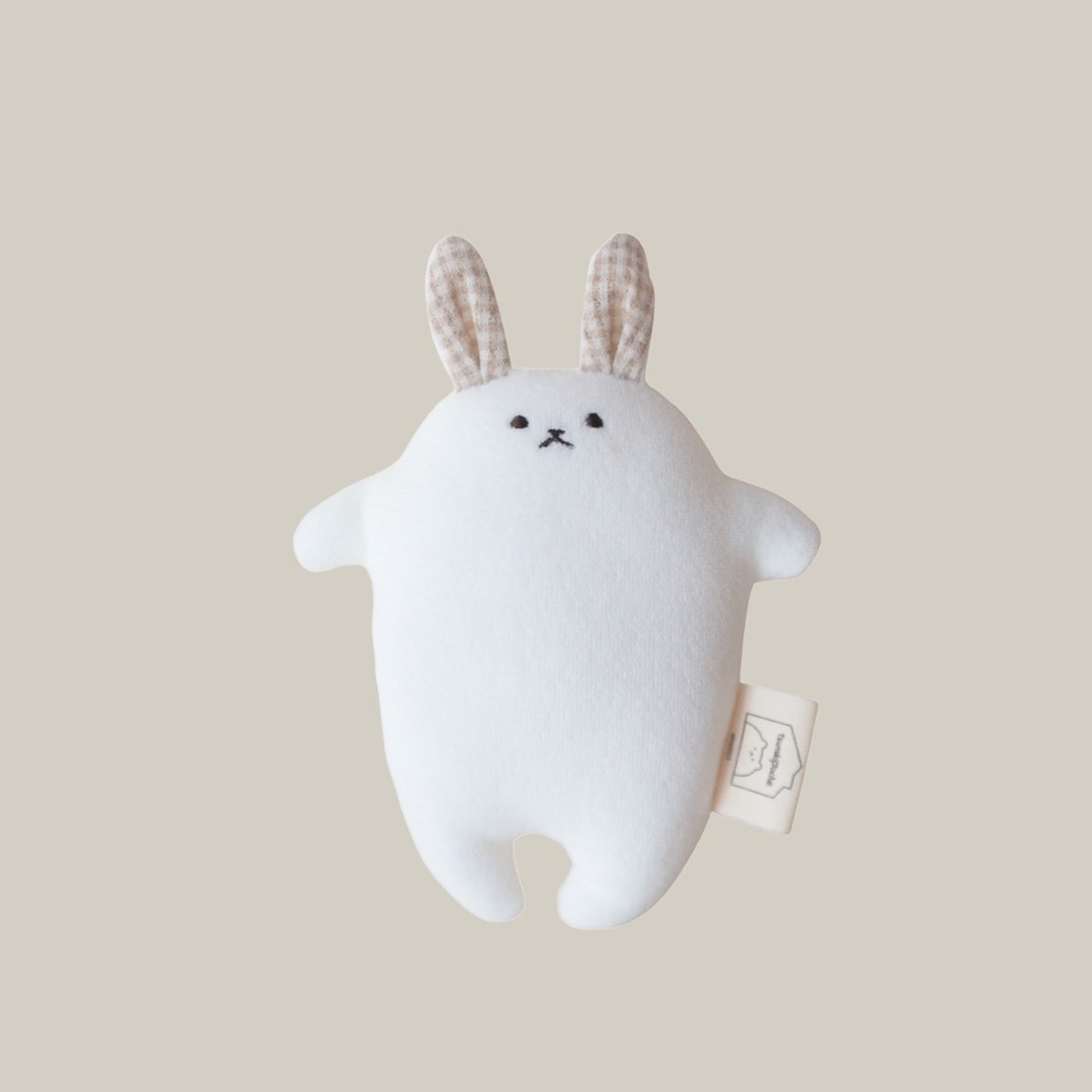 ゆきぐにうさぎさんのガラガラぬいぐるみ