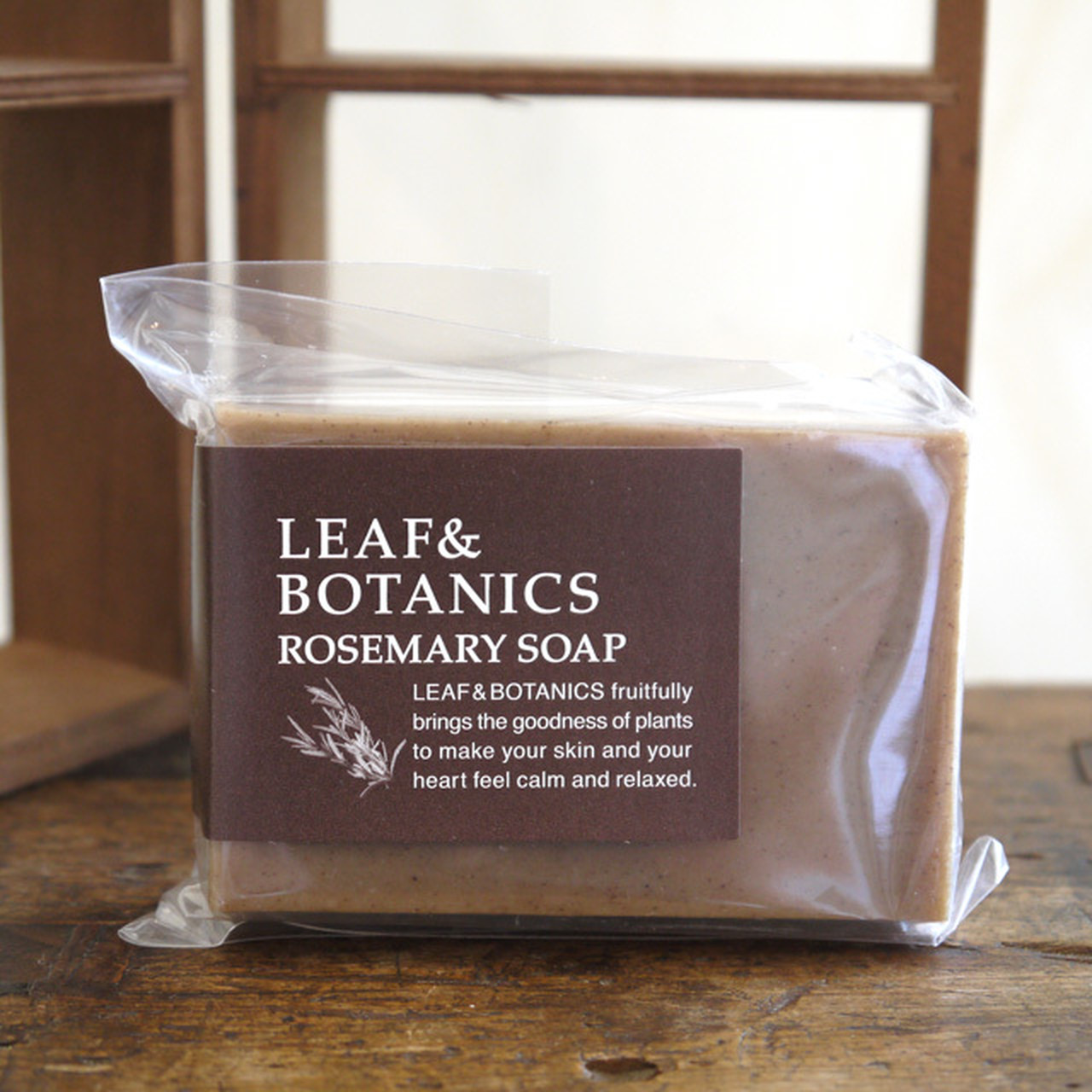 <松山油脂 LEAF&BOTANICS>マザーソープ ローズマリー