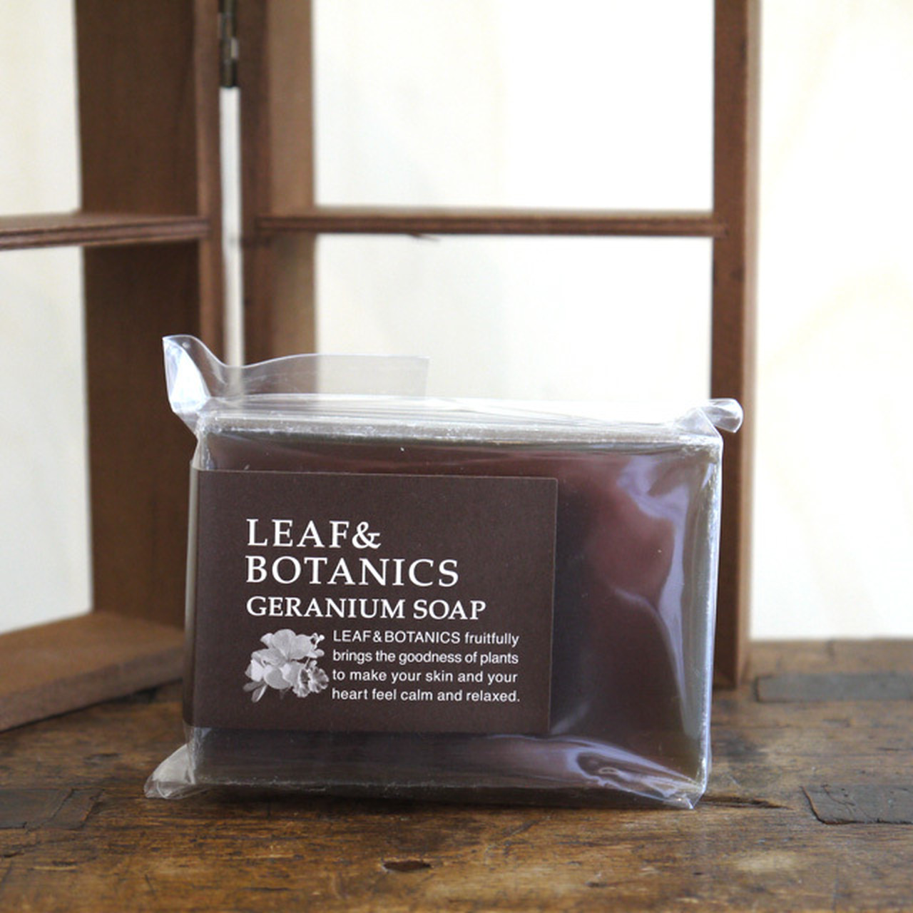 <松山油脂 LEAF&BOTANICS>マザーソープ ゼラニウム