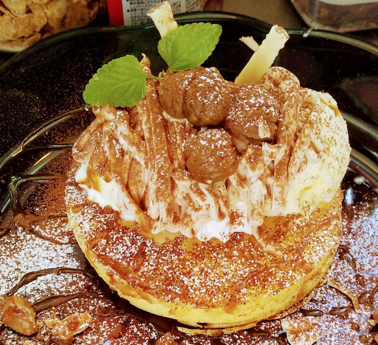 デザート系パンケーキ「期間限定モンブラン」※画像はイメージです!