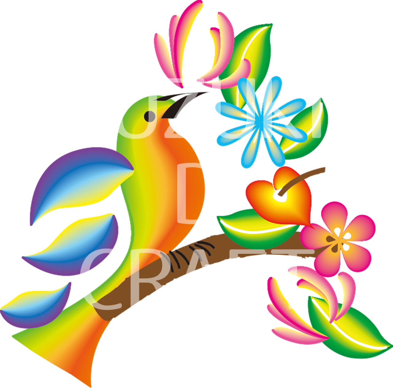 ハワイ花文字 Suzuki D Craft