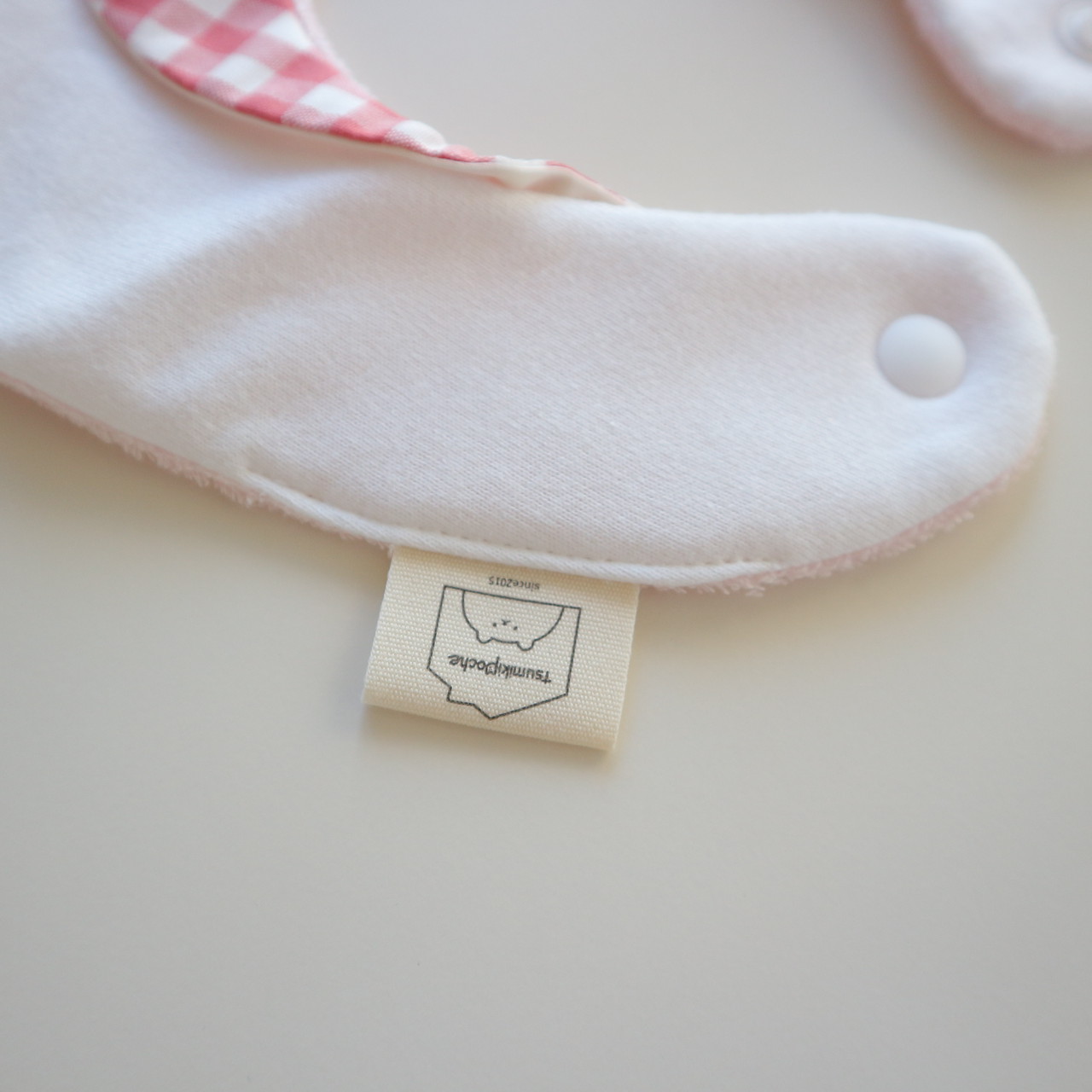 新つみきどうぶつのおめかしbib(さくらんぼ)