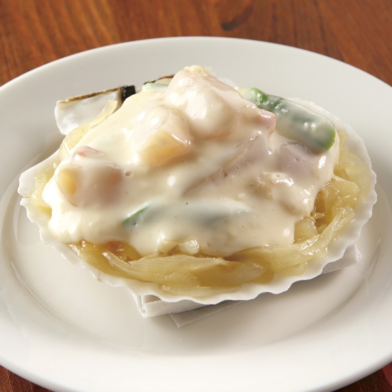 【送料無料】お刺身帆立ハーフシェル(10枚入)