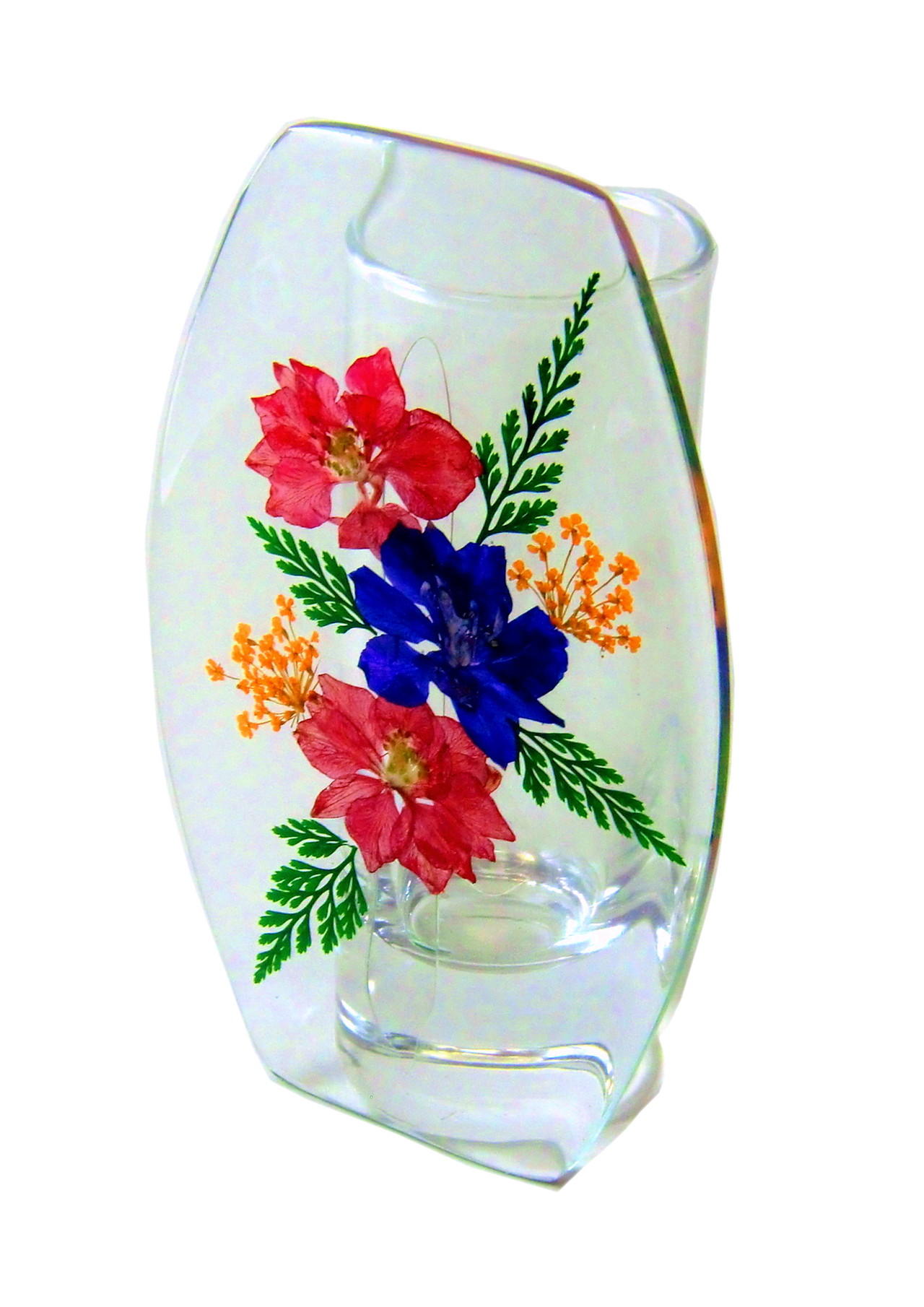 押し花花瓶 ちどり草 Nappage 押し花花瓶 ちどり草 Nappage