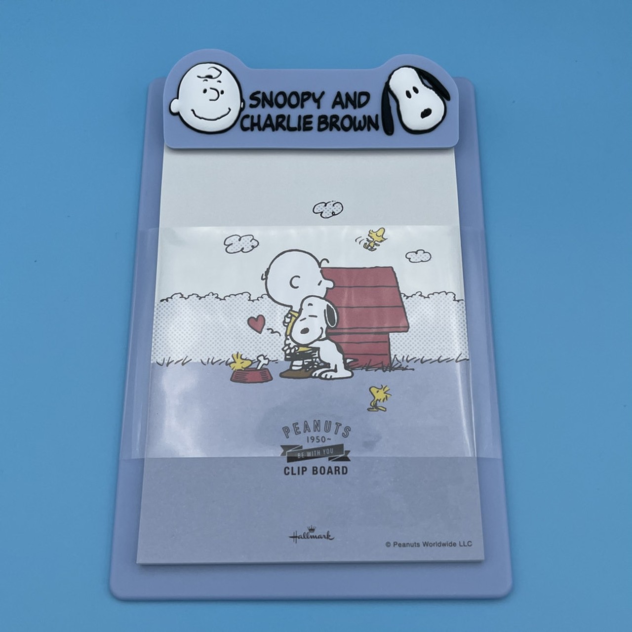 Peanuts Snoopy スヌーピー クリップボード メモ付き ブルー スヌーピーのおへや N おすぬべや