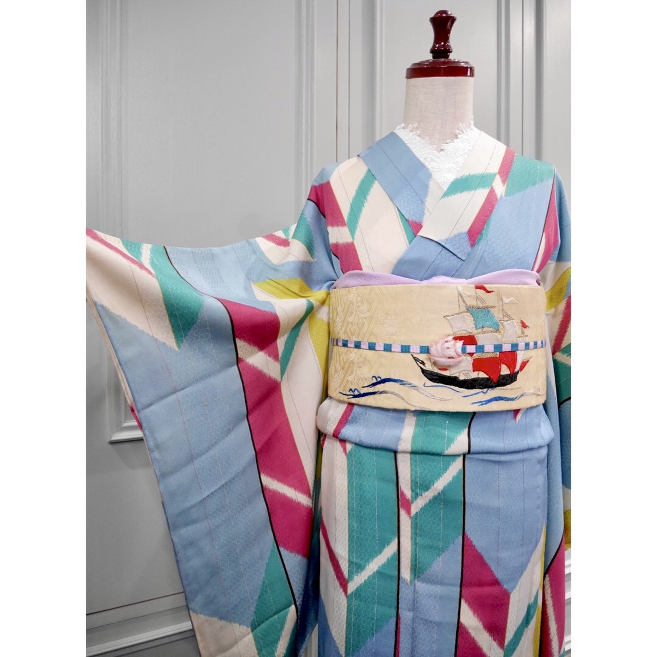 単衣着物 5 6月9 10月頃着られる裏地のない着物 Kimono Tento