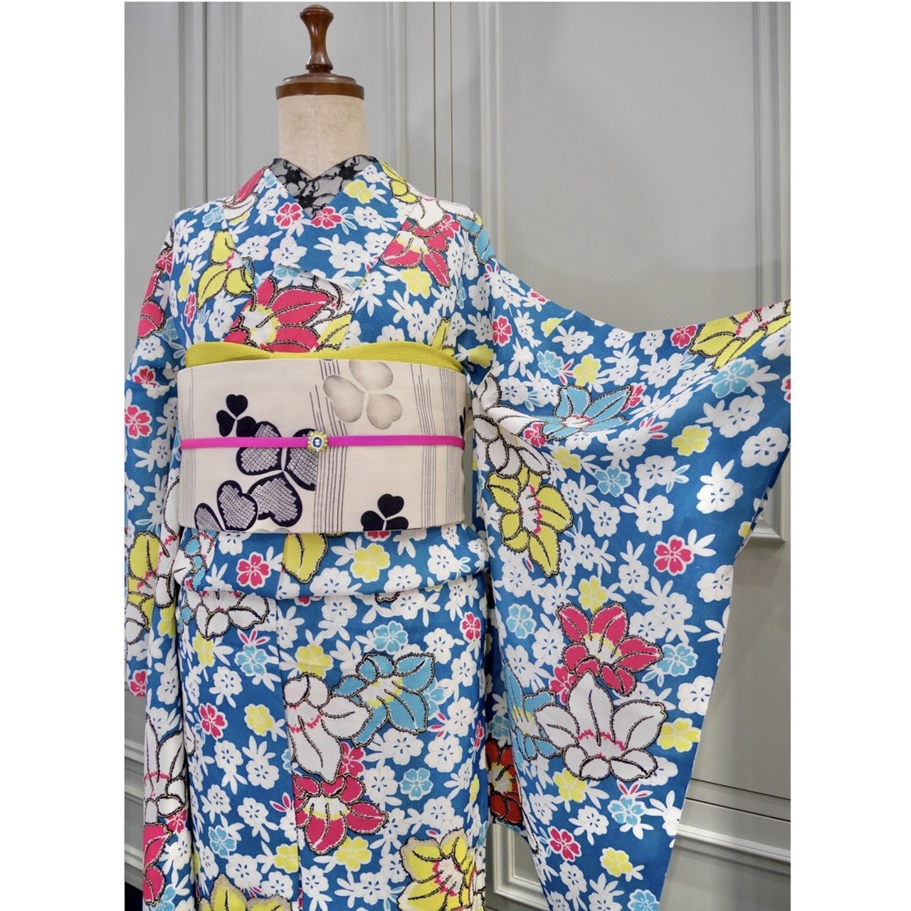 単衣着物 5 6月9 10月頃着られる裏地のない着物 Kimono Tento