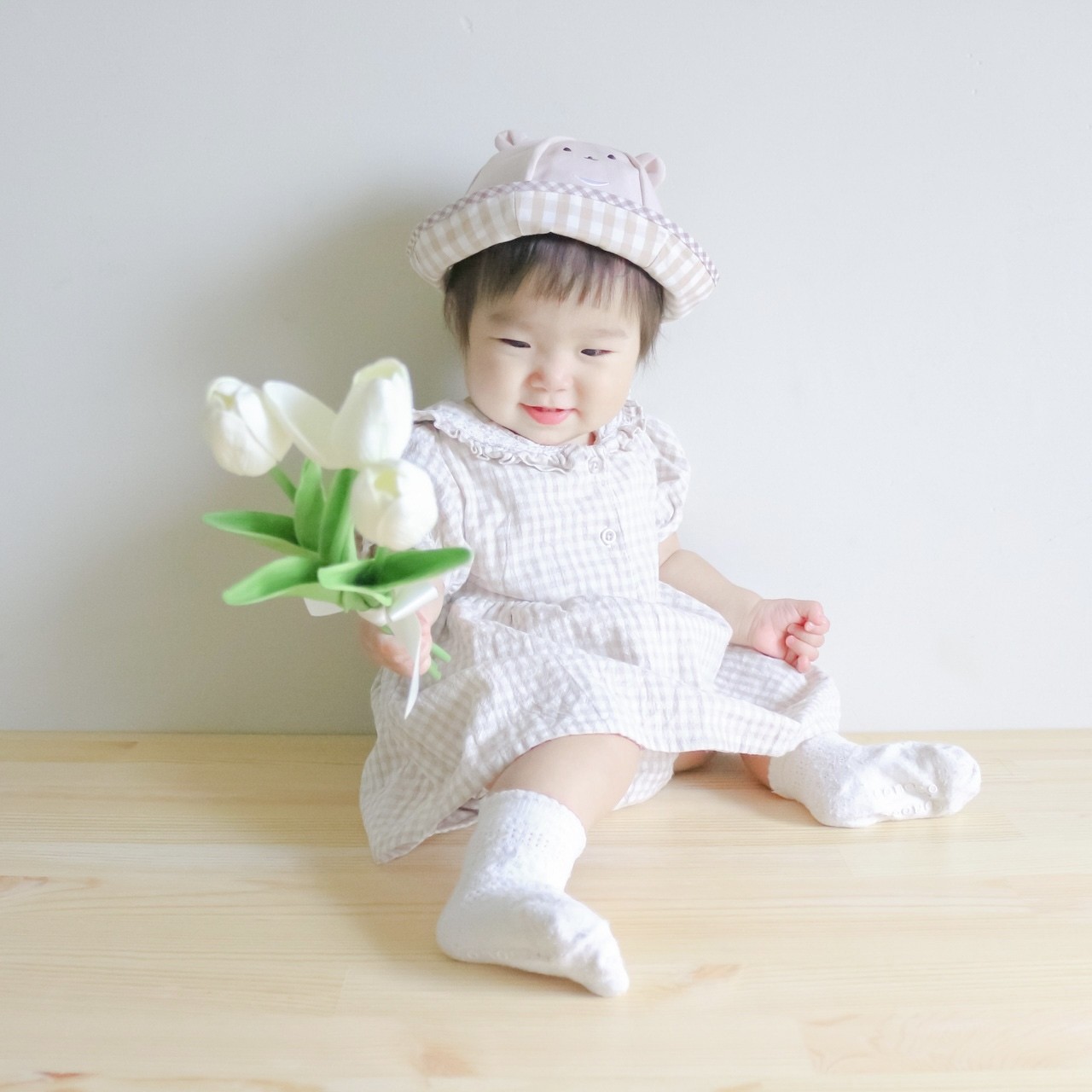 つみきのおさんぽ帽子(baby)