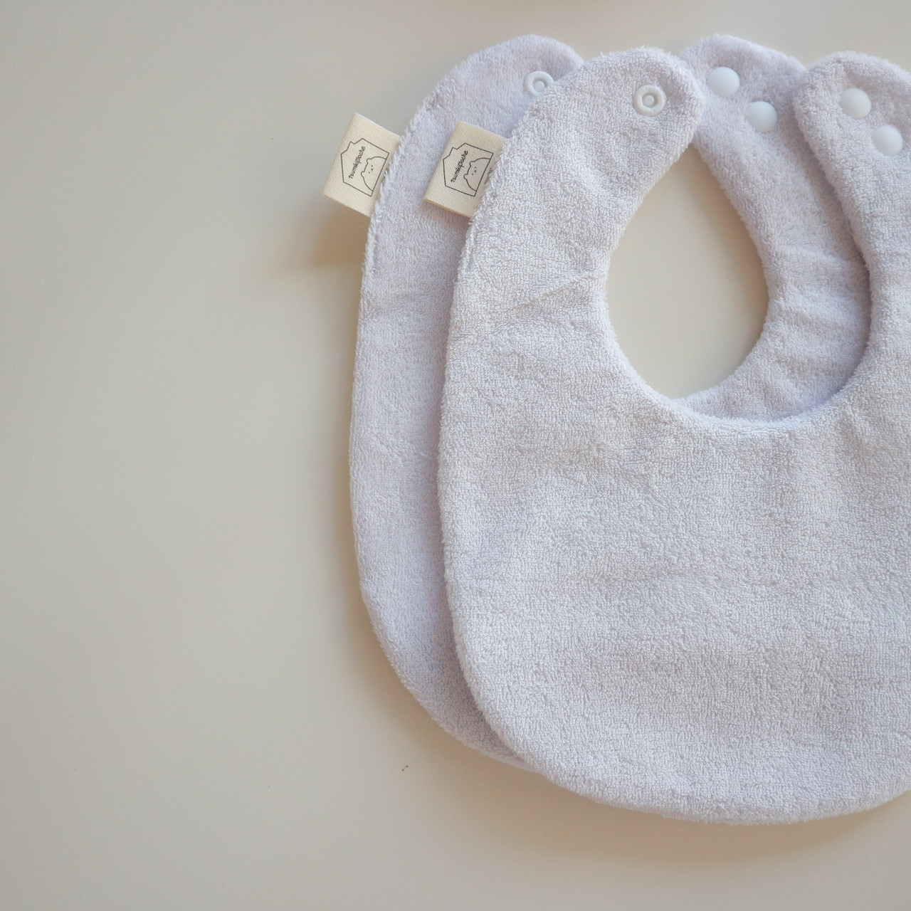 新つみきどうぶつのおめかしbib(ラベンダー)