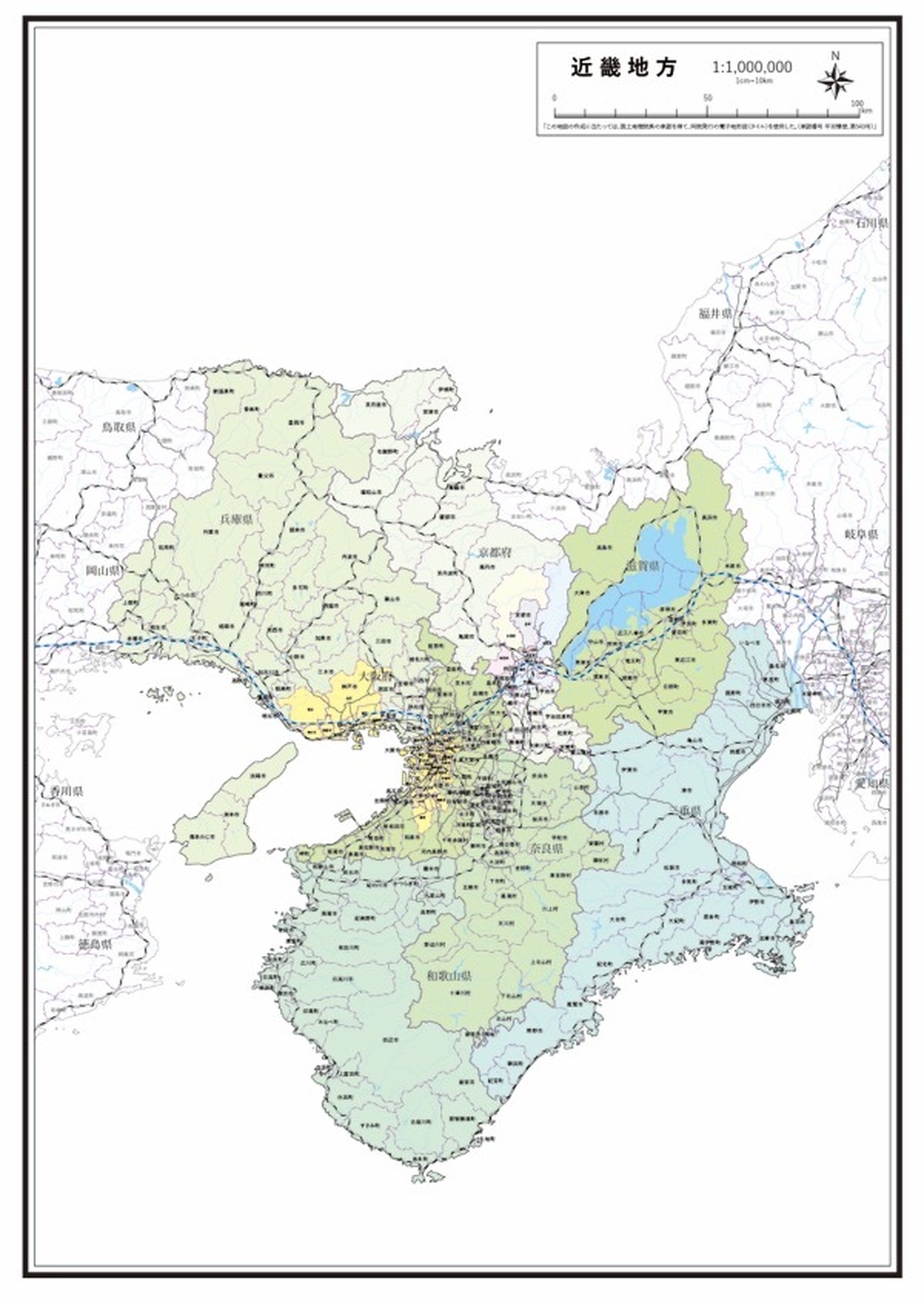 近畿地方 楽地図 日本全国の白地図ショップ