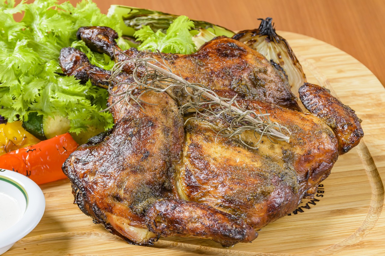★単品★平飼い地鶏丸焼き (約650g)
